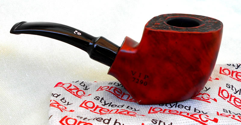 Lorenzo Summa Cum Laude Satin Cabernet finish smoking pipe